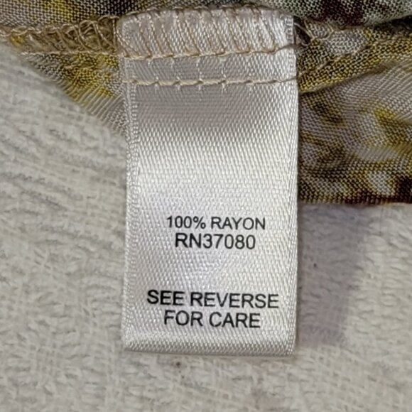 498. Est 1946 Long Sleeve Blouse Colcrful Sz L - Picture 8 of 9